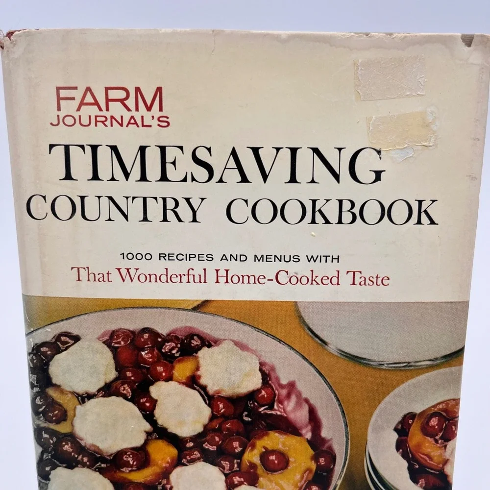 Farm Journal Timesaving Country Cookbook 1961 First Edition Nell Nichols Vintage